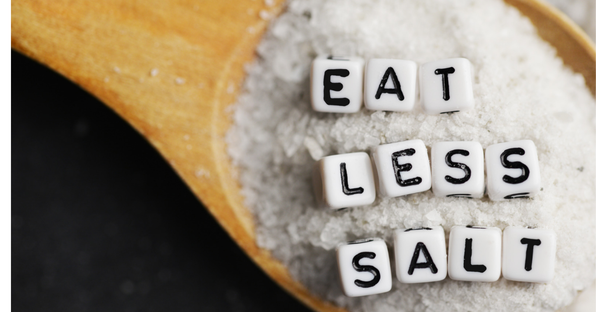 reduce sodium/salt intake